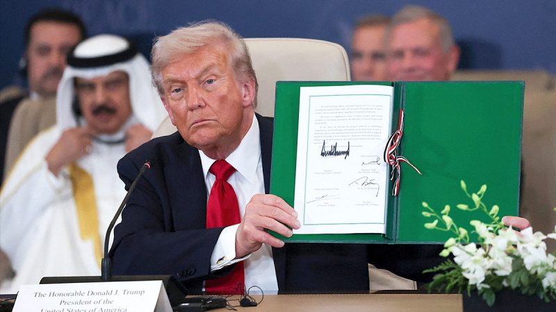 President Donald Trump on Saturday said Hamas needs to start returning the bodies of deceased hostages held captive by the terror group during the war in Gaza ‘quickly, or the other countries involved in this GREAT PEACE will take action.’
While all the living hostages have been returned from Gaza, the remains of 13 deceased hostages have not been handed over by Hamas.
‘Some of the bodies are hard to reach, but others they can return now and, for some reason, they are not,’ Trump wrote in a Truth Social post. ‘Perhaps it has to do with their disarming, but when I said, ‘Both sides would be treated fairly,’ that only applies if they comply with their obligations. Let’s see what they do over the next 48 hours. I am watching this very closely.’
Hours before Trump’s post, Secretary of State Marco Rubio and U.S. Ambassador to Israel Mike Huckabee met with the families of Itay Chen and Omer Neutra, two U.S. citizens who were killed in the Oct. 7, 2023 attacks.
Their bodies are among those still being held by Hamas.
‘We will not forget the lives of the hostages who died in the captivity of Hamas,’ Rubio wrote in an X post. ‘We will not rest until their—and all—remains are returned.’
Authorities believed Chen, a 19-year-old dual U.S.-Israeli citizen, was kidnapped by Hamas on Oct. 7, 2023, but was later declared dead by the Israel Defense Forces (IDF).
Neutra, 21, an American-Israeli from New York, was killed in battle on Oct. 7, 2023.
Huckabee noted Rubio’s visit to Israel was ‘very productive in moving forward’ the U.S.-brokered Gaza peace plan, adding the plan cannot work until all hostages, living and deceased, are released.
While traveling to Asia Saturday, Trump met with Qatari leaders aboard Air Force One while refueling at Al-Udeid Air Base.
Qatar has played a significant role in efforts to negotiate peace and ceasefires in Gaza.
After a meeting with Qatar Emir Tamim bin Hamad Al Thani and Prime Minister Mohammed bin Abdulrahman bin Jassim Al Thani, Trump said ‘The Emir is one of the great rulers of the world … and the Prime Minister has been my friend.’
 
 
Referencing the peace deal, the president said, ‘What we’ve done is incredible — peace in the Middle East.’
<i>Fox News Digital’s Rachel Wolf contributed to this report.</i>
This post appeared first on FOX NEWS